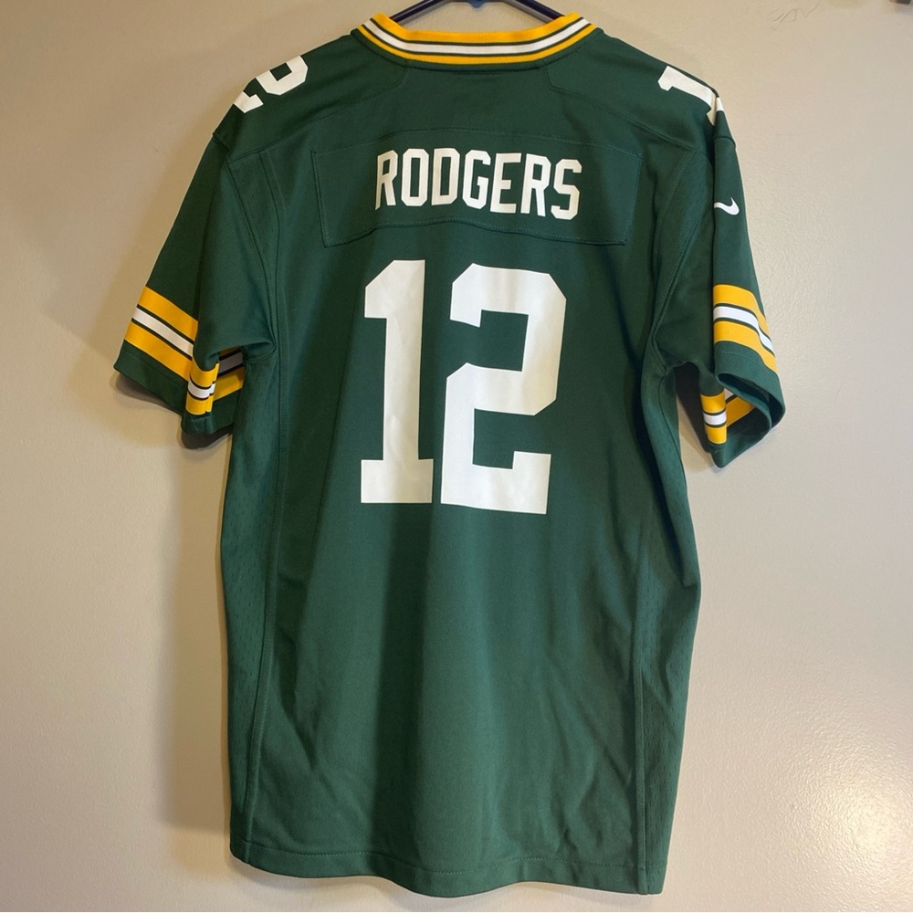 Aaron Rodgers #12 Green Bay Packers NFL Nike On Field Jersey Youth Size XL 18/20